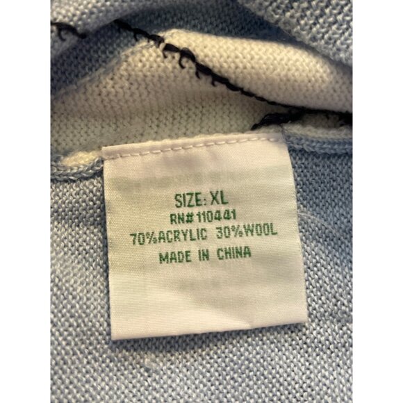 Golf Knickers Argyle Sweater Vest Men's Lt. Blue/Royal/White V-Neck XL Golf - Picture 7 of 15